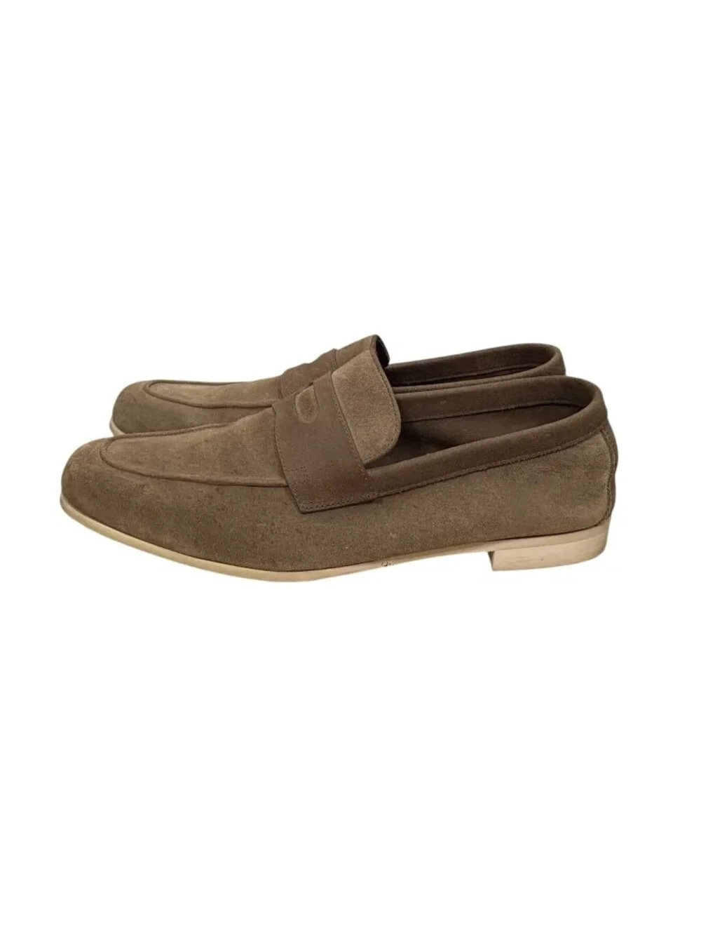 John Lobb Suede Leather Loafers Size UK 8.5
